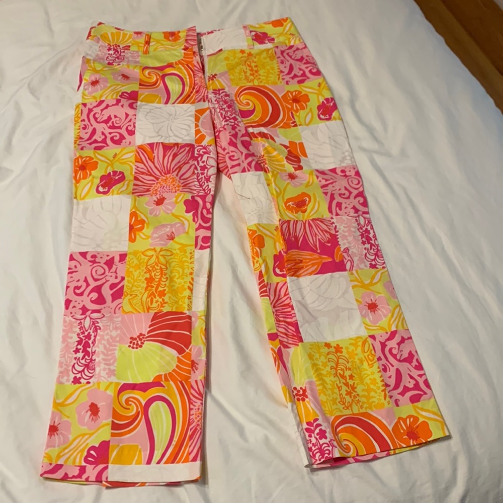 Vintage Lilly Patchwork Capris - image 1